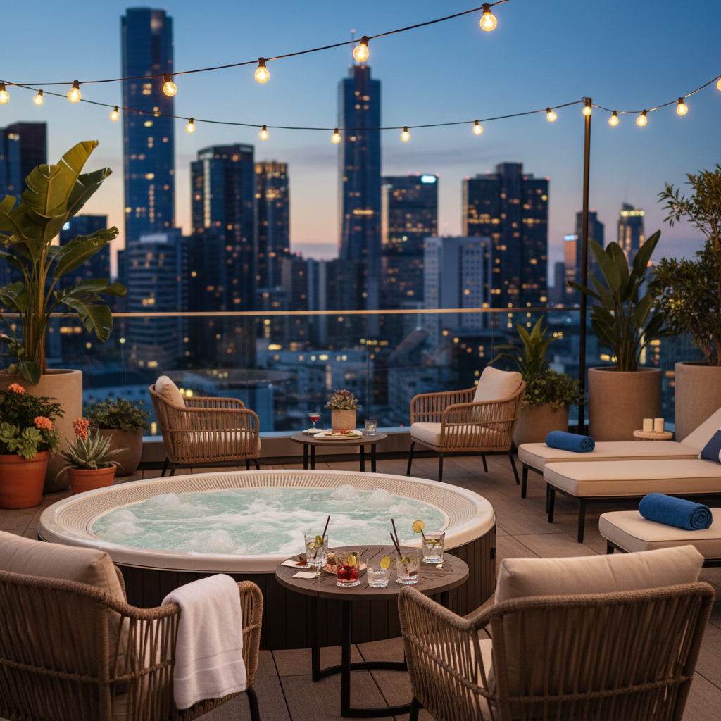 Rooftop Hot Tub Living: The Ultimate Urban Luxury Experience