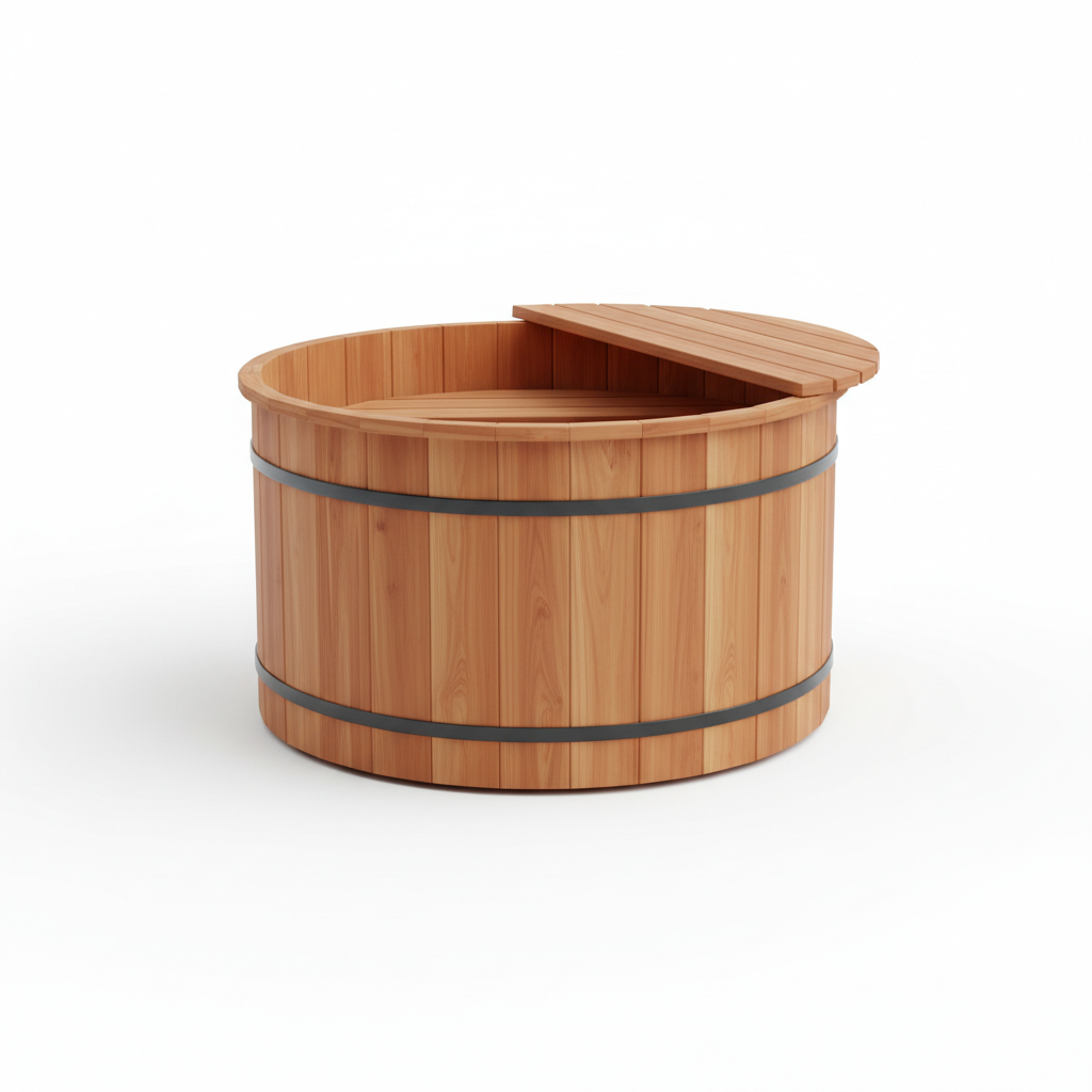 The Nordic Retreat: Heritage Cedar Soaking Tub