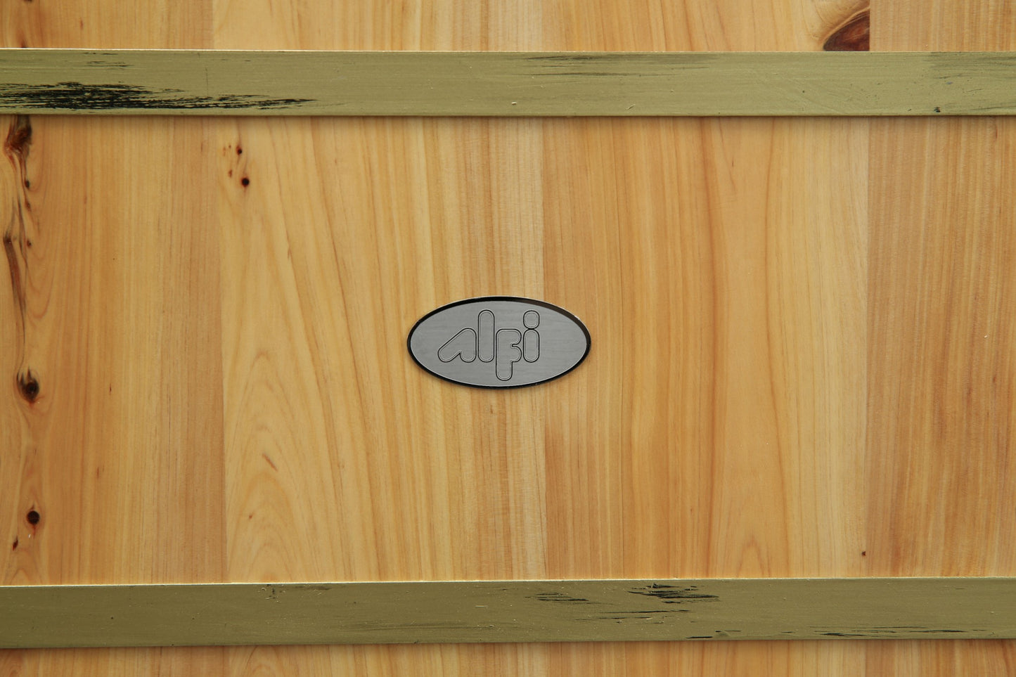 ALFI brand AB1136 61'' Free Standing Cedar Wooden Bathtub with Tub Filler