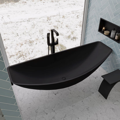 ALFI brand AB2180 Floor Mount Tub Filler with Shower Head Polished/Brushed