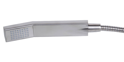 ALFI brand AB2180 Floor Mount Tub Filler with Shower Head Polished/Brushed