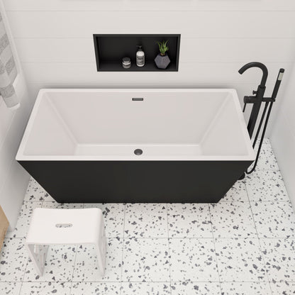 Alfi brand AB2534 Floor Mount Tub Filler with Shower Head Polished/Brushed