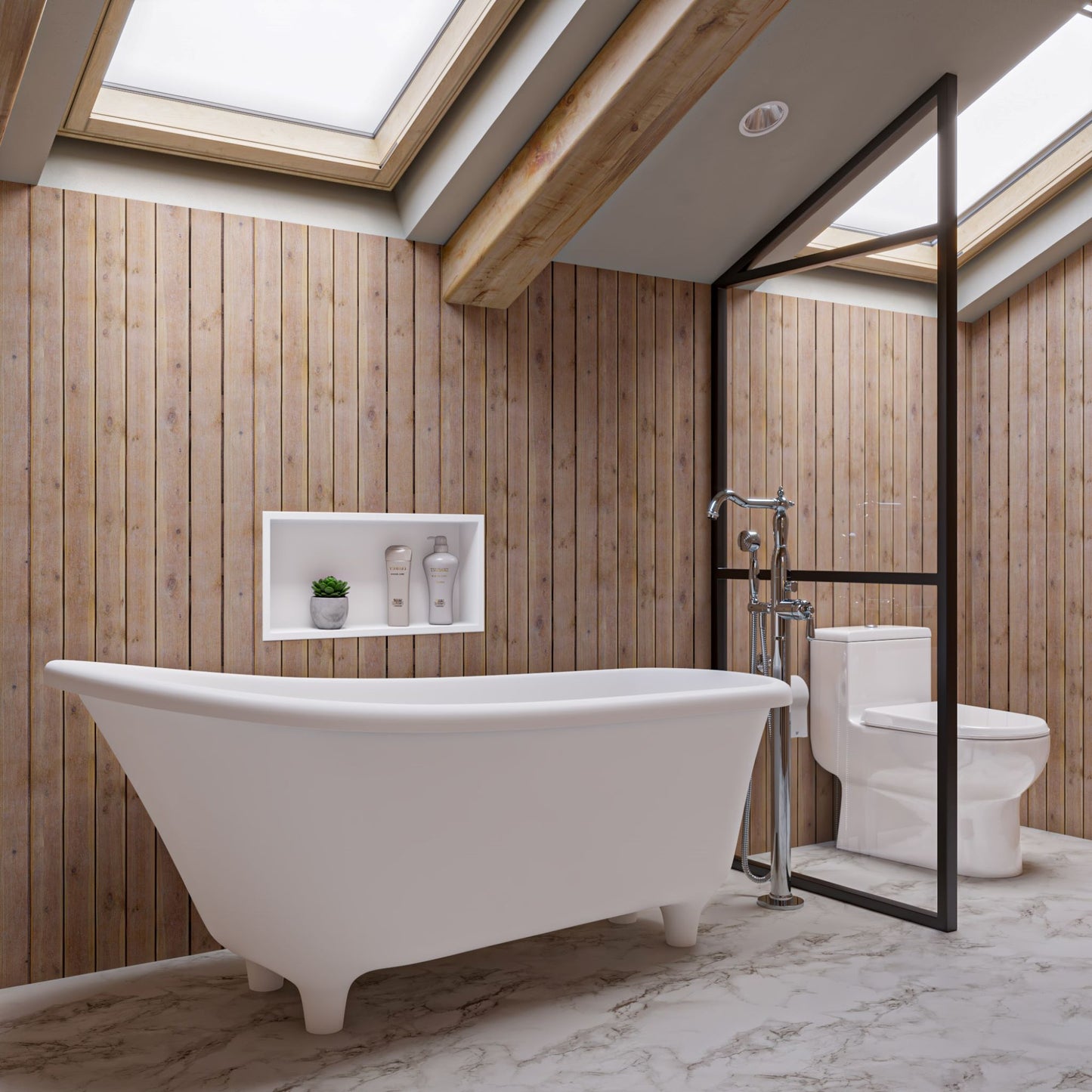 ALFI brand AB2553 Free Standing Floor Mounted Bath Tub Filler
