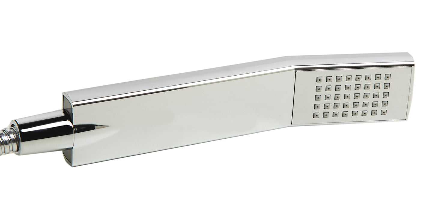 ALFI brand AB2728 Floor Mounted Tub Filler + Mixer Hand Held Shower Head