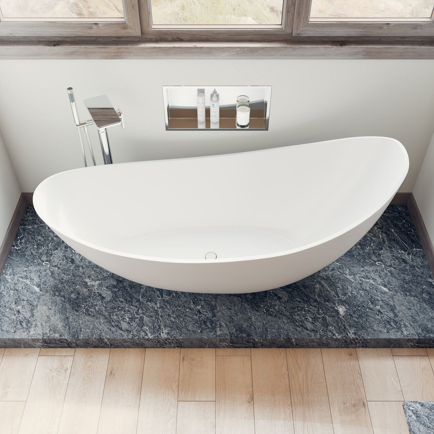 ALFI brand AB2875 Free Standing Floor Mounted Bath Tub Filler