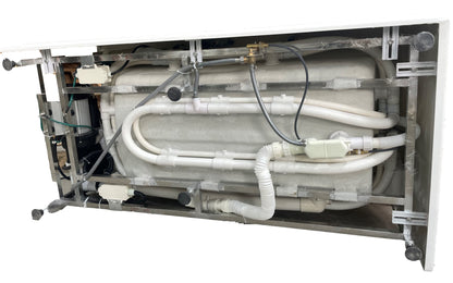 EAGO AM154ETL-L6 6 ft Acrylic White Rectangular Whirlpool Tub With Fixtures