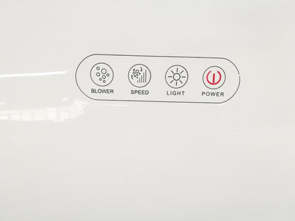 EAGO AM2130 66" Round Free Standing Acrylic Air Bubble Bathtub