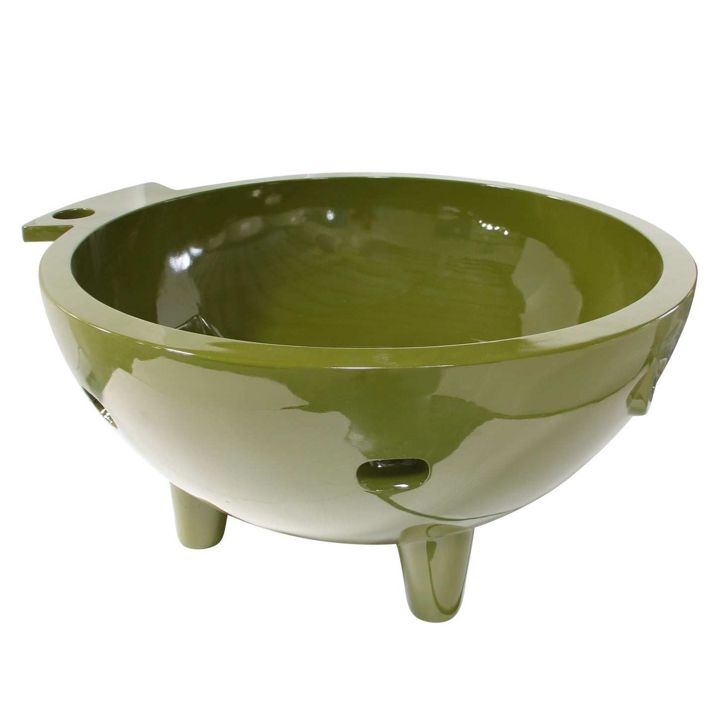 ALFI Brand Green Outdoor Wood-Burning Hot Tub - Luxe Tub Source