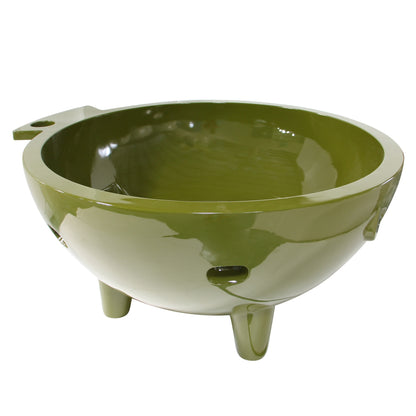 ALFI Brand Green Outdoor Wood-Burning Hot Tub - Luxe Tub Source